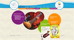 Desktop Screenshot of ecole-musique-loire-coteaux-layon.fr